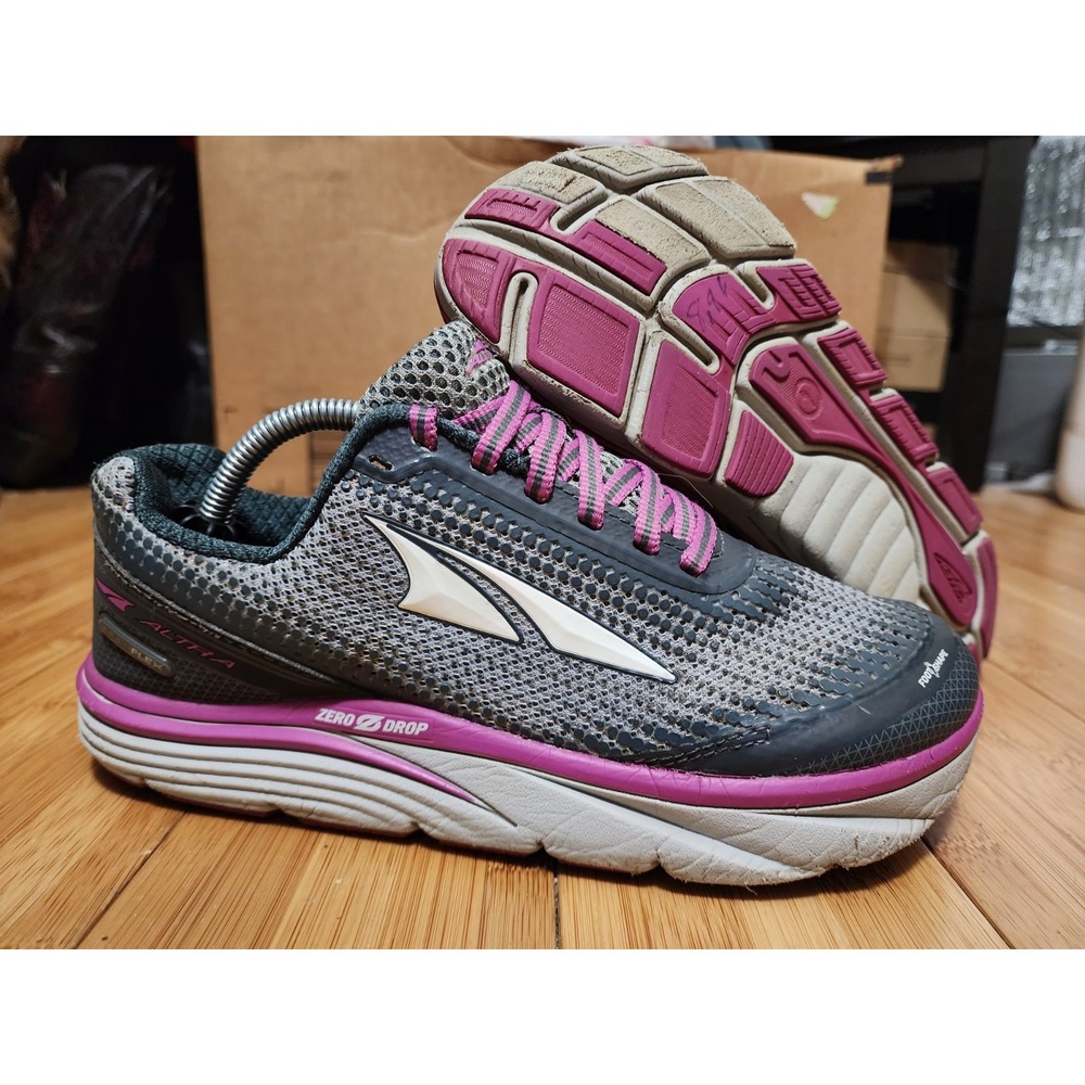 Altra Torin 3 Zero Drop Womens Running Shoes Sneakers Purple Gray AFW1737F-4 7